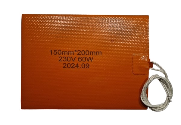 Silikoonist soojenduselement – kleebitav kütteelement 12 V / 230 V