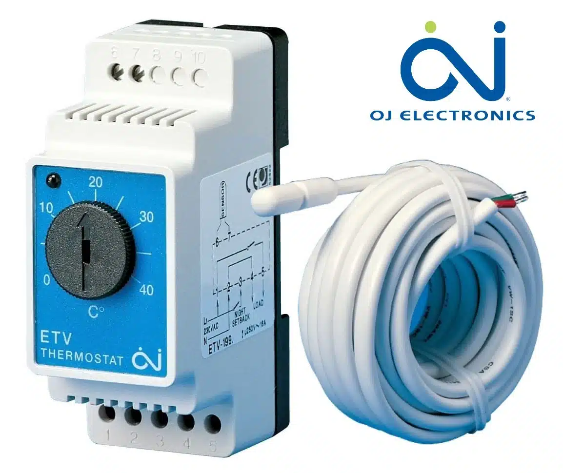Põrandakütte termostaat elektrikilpi OJ ETV-1991