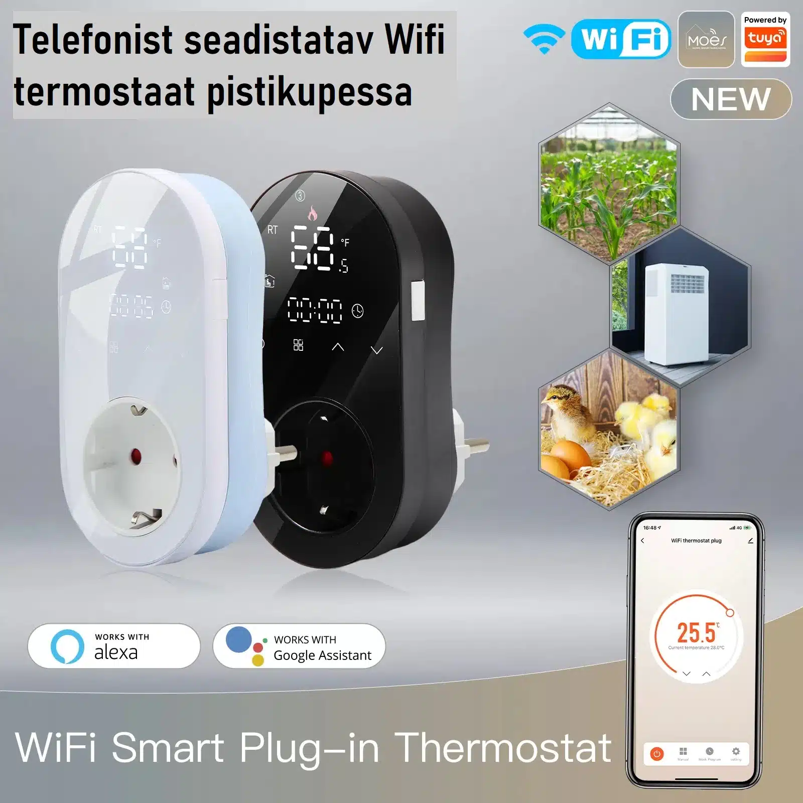 Pistikupesa termostaat wifi-ga