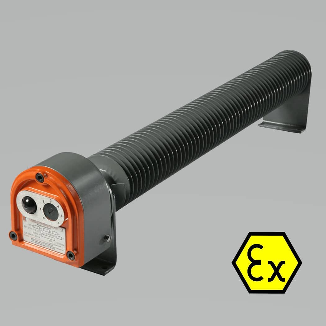 Elektriradiaator termostaadiga Atex keskkonda