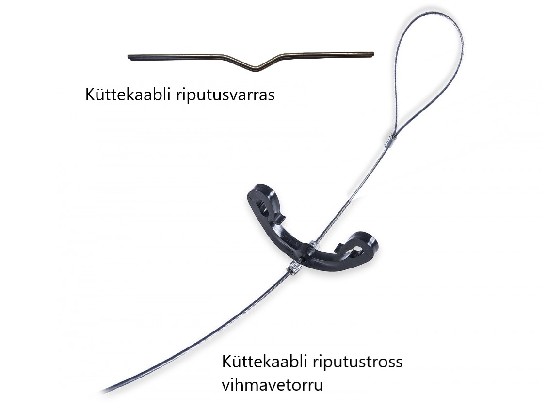 Küttekaabli riputustross vihmaveerenni - Image 2